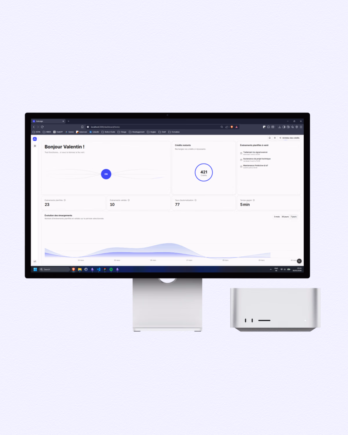 Screenshot 2 illustrating the Autosign project